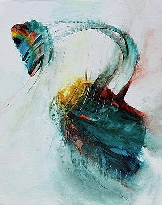 Color Wall Art featuring the painting Anonymous Persuasion by Rodney Frederickson