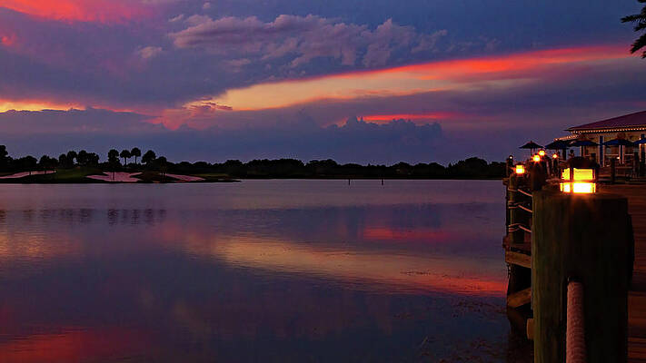 Wall Art featuring the photograph Another Summer Day Has Passed by Gina Fitzhugh