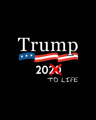 To Digital Art - Anti Trump 20 To Life by Flippin Sweet Gear