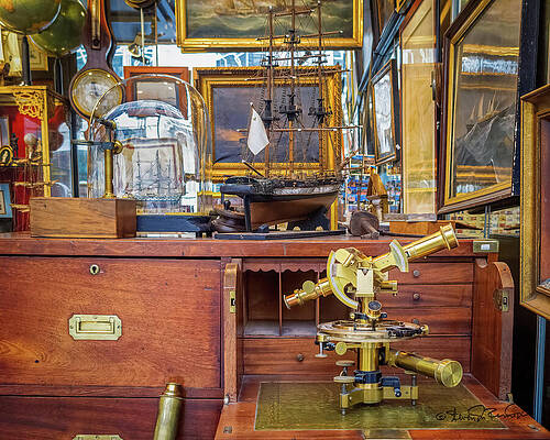Travel Wall Art featuring the photograph Antique Shop by Steven Dos Remedios