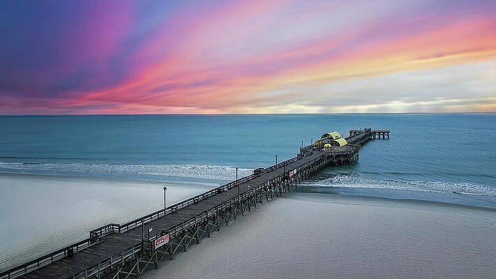 Pier Photograph - Apache Pier South Carolina II by Susan Candelario