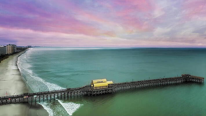 Country Photograph - Apache Pier South Carolina by Susan Candelario