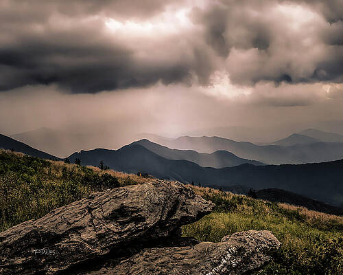 Sky Photograph - Appalachian Summer Storm by Theresa D Williams Smoky Mountains