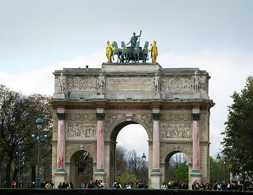 Wall Art featuring the photograph Arc De Triomphe Du Carrousel by Joe Schofield
