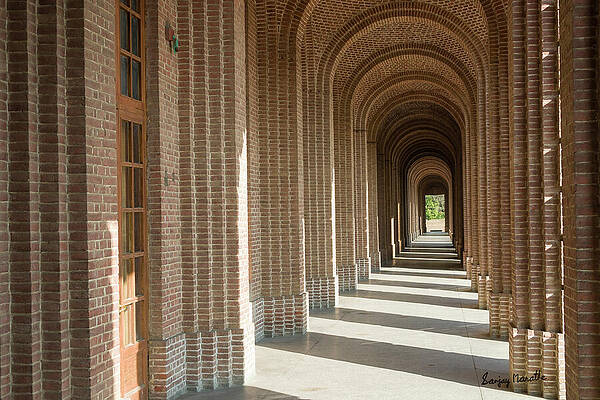 Wall Art featuring the photograph Arched Corridor-2, Dehradun by Sanjay Marathe