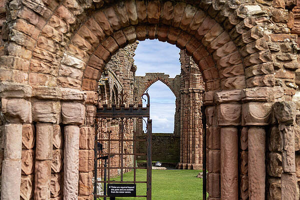 Ancient Stone Archway at Ruins Photograph