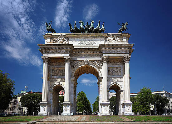 Wall Art featuring the photograph Arco Della Pace by Steven Nelson