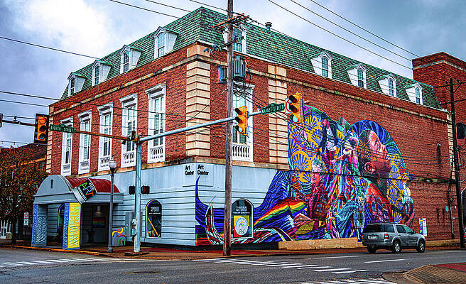 Wall Art featuring the photograph Art Center by Jonny D