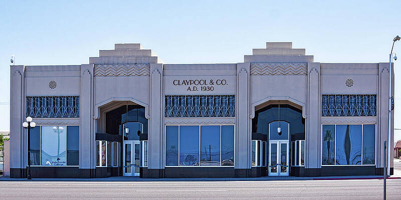Art Deco Building Facade Wall Art