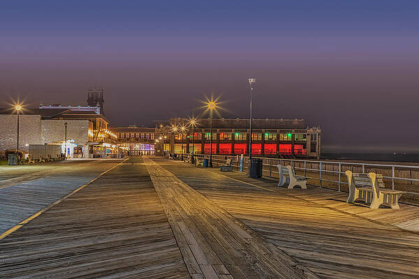 Wall Art featuring the photograph Asbury Park Convention Center NJ by Susan Candelario