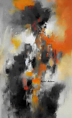 Wall Art featuring the digital art Ashes And Embers by Rafael Salazar