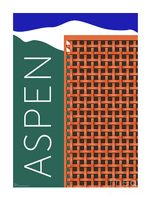 Digital Art - Aspen Art Museum Blue by Sam Brennan