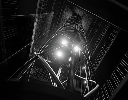 Architecture Photograph - Astronomical Clock Tower Elevator, Prague by Robert Niemeier