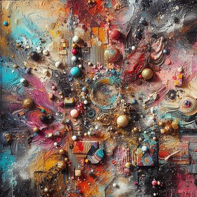 Intricate Digital Art - At The Beach 1 by Colin Hardman