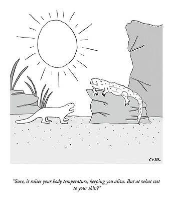 Sun Drawing - At What Cost To Your Skin? by Chelsea Carr