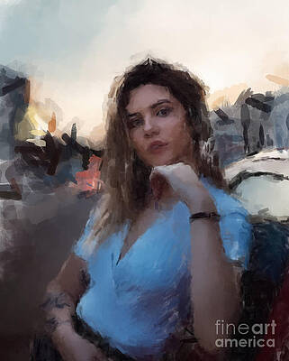 Painting - Attitude GNA by Gary Arnold