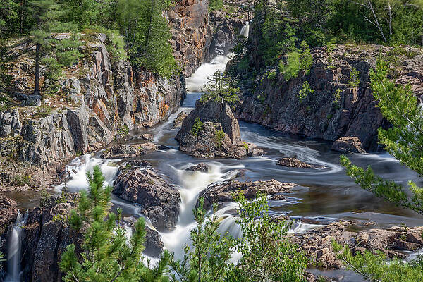 Outdoors Photograph - Aubrey Falls, Ontario 2 by John Twynam