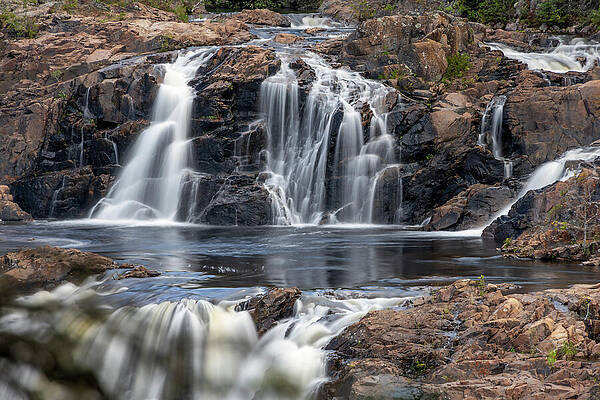 Outdoors Photograph - Aubrey Falls, Ontario 3 by John Twynam