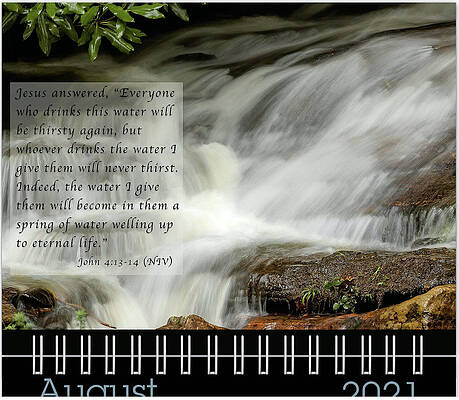 Inspirational Photograph - August 2021 Inspirational Calendar Preview by Joni Eskridge