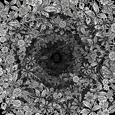 Fabric Wall Art featuring the drawing Crever by BFA Prints