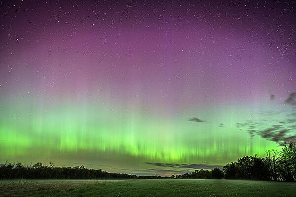 Nature Wall Art featuring the photograph Aurora Borealis #2 by Dave King