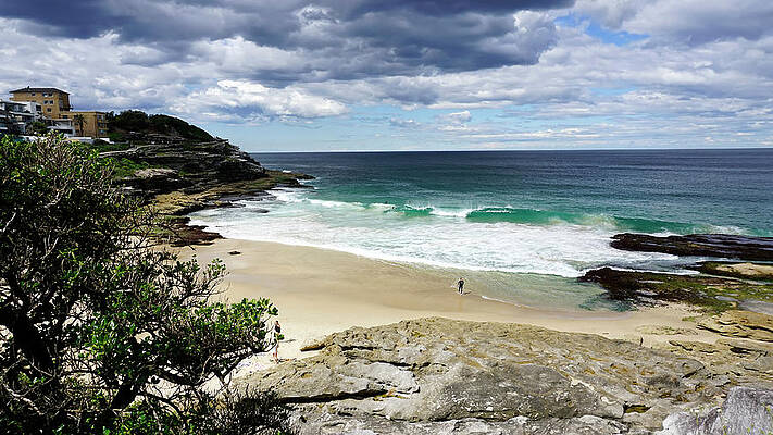 Beach Photograph - Australian Beach And Waves by Waterdancer