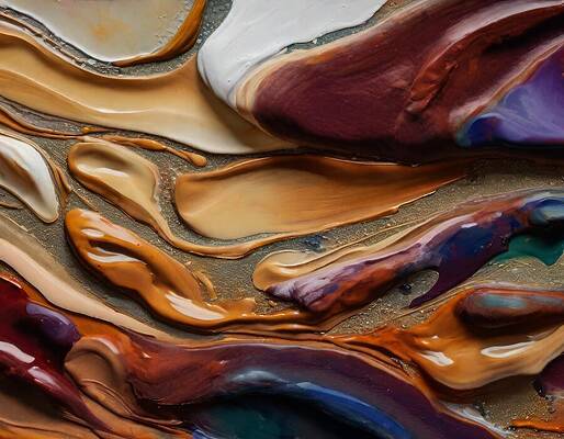 Reflection Digital Art - Autonomous Paint by Eris And AI