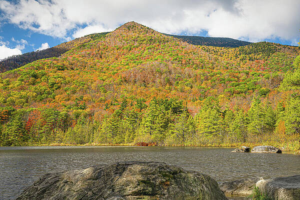 Mountain Landscape in Autumn Photograph