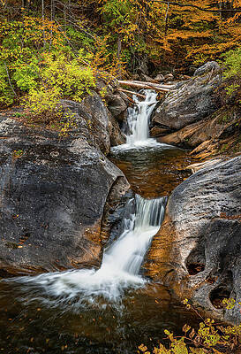 Fall Wall Art featuring the photograph Autumn At Kent Falls by Dave King