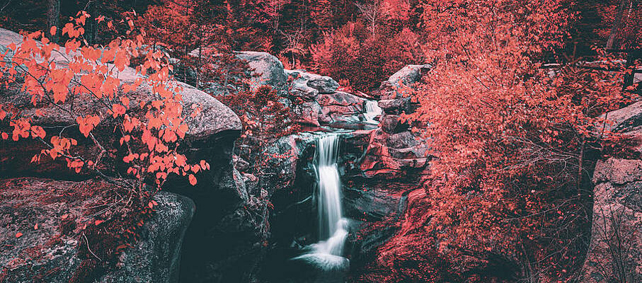 Wall Art featuring the photograph Autumn Dreams Screw Auger Falls by Dan Sproul