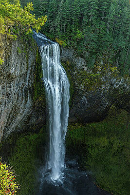 Waterfall Wall Art featuring the photograph Autumn Falls by Tim Lyden