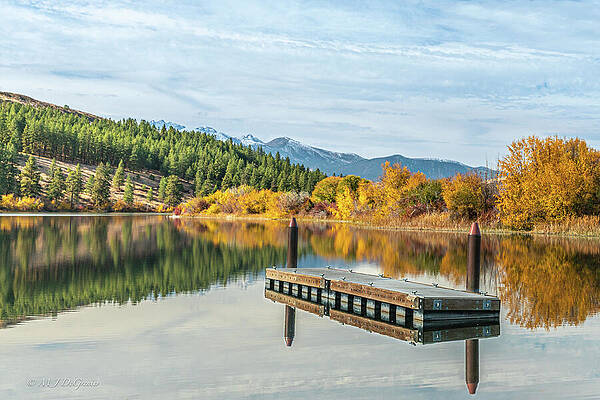 Wall Art featuring the photograph Autumn Reflections by Michael DeGrenier