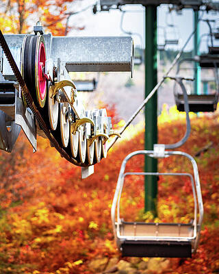 Mountain Wall Art featuring the photograph Autumn Ride At South Peak by NorthEast Creativity
