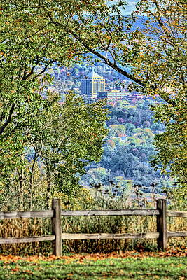 Wall Art featuring the photograph Autumn Rustic Dudley Tower by Dale Kauzlaric