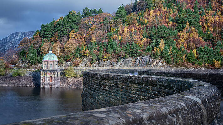 Photograph - Autumn Radiance At The Foel Tower by Charnwood Photography Fine Art