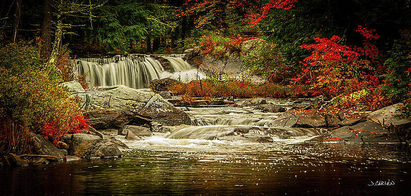 Autumnal Falls by Jim Carlen