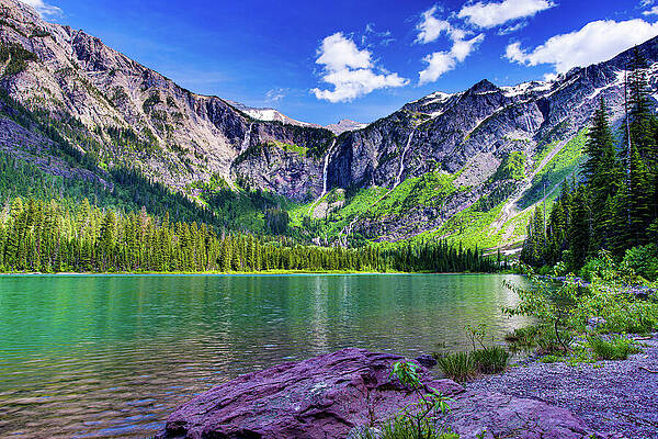 Serene Mountain Reflections Wall Art