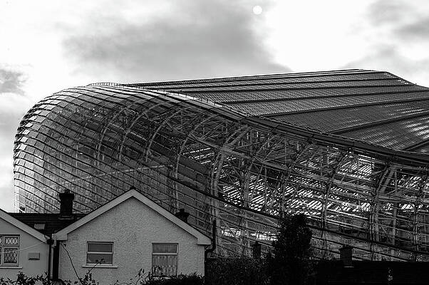 Black And White Photograph - Aviva Stadium - Dublin by Chad Thunberg