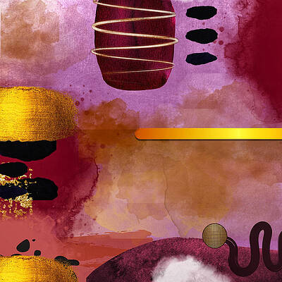 Wall Art featuring the mixed media Babylon by Canessa Thomas