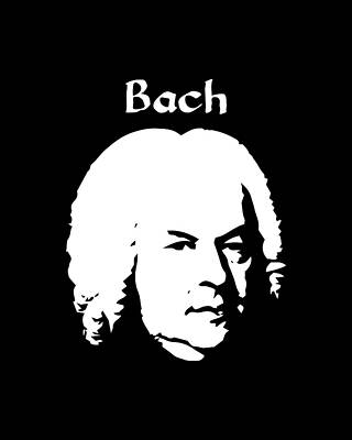 Humor Wall Art featuring the digital art Bach by Flippin Sweet Gear