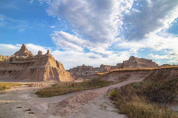 Rugged Badlands Landscape Photograph