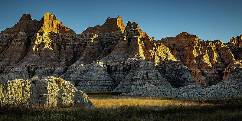 Badlands Panorama 2--color Print