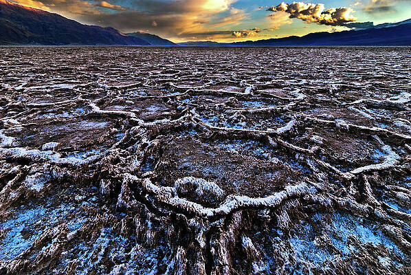 Lake Wall Art featuring the photograph Badwater Basin by Matt Halvorson