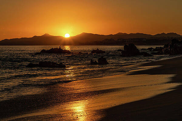 Dramatic Wall Art featuring the photograph Baja Sunset by Elvira Peretsman
