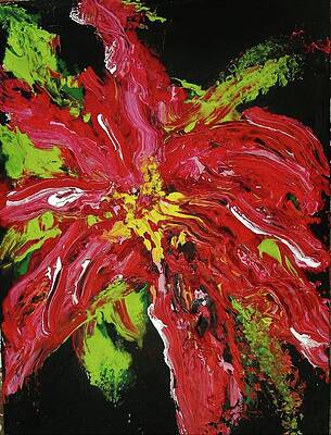 Flower Wall Art featuring the painting Bajan Girl by Stacey Torres