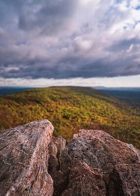 Fall Photograph - Bake Oven Knob Vertical - On The Edge by Jason Fink