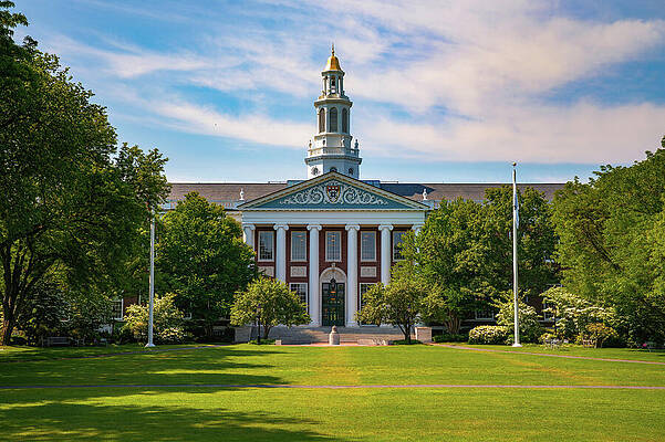 Wall Art featuring the photograph Baker Library At Harvard Business School In Boston, Massachusetts, USA by Miroslav Liska