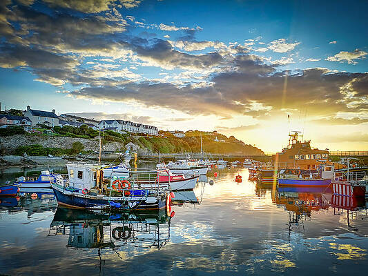 Wall Art featuring the photograph Ballycotton Harbor At Rest by Mark Callanan