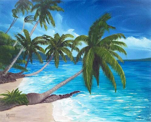 Tree Painting - Balmy Breezes by Marlene Little
