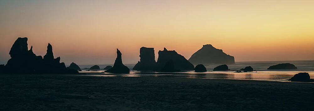 Rock Formations at Dusk Wall Art